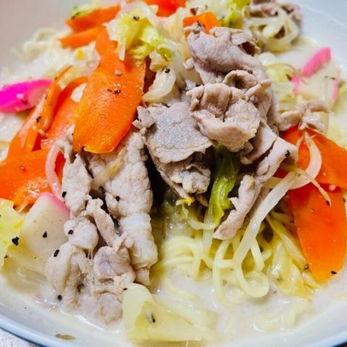 まとめ買いした中華麺はこれで消費!ちゃんぽん